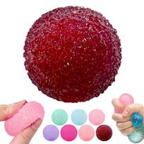 Squishy Ice Ball Maltose Fidgets Toy Tpr Slow-Rebound Squeeze Anti-Stress Decompression Toy For Adults Children Gifts vyno raudonos spalvos