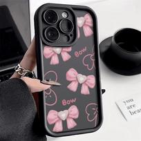 Phone Case For Xiaomi Redmi Note 14 13 12 11 10 9 8 7 Pro/Plus 5G New Fashion Trend Pink Bow Shoot Anti-Drop Protect Soft Cover Redmi Note8Pro gray