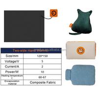 Ultra-Thin Flexible Graphene Heater Film 5V Safe Low Voltage Heating Plate for Heated Plush Toy PP bag