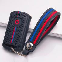 Moto Key Cover for Honda Fit PCX Forza SH150 SH300 XADV Vario Scoopy Yamaha Nmax Xmax Aerox Filano Lexi Fazzio Freego TMAX with Keychain Key Fob Case juoda