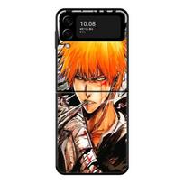 Japanese Comics Bleach Kurosaki Ichigo Case For Samsung Galaxy Z Flip 4 Z Flip3 5g Case For Galaxy Z Flip Pc Hard Phone Shell Samsung Z Flip4