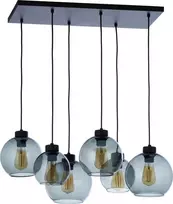 Pakabinamas šviestuvas TK Lighting CUBUS 2833 grafito spalvos lubinis šviestuvas virš stalo