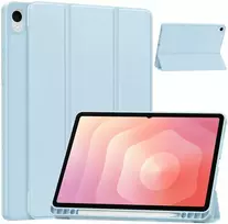 Dėklas na tablet 4kom.pl Dėklas SMART PENCIL do Samsung Galaxy Tab S11 Ultra 14.6" SM-X930 SM-X936, mėlyna