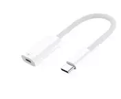Winner Group WG - USB-C (kištukas) į „Lightning“ (lizdas) adapteris, baltas
