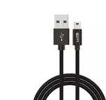 Winner Group WG - USB Mini-B (5 kontaktų) į USB-A duomenų kabelis, 3 metrai, juodas
