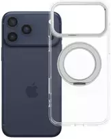 Prodigee Originalus „iPhone 17 Pro Max“ / „18 Pro Max“ dėklas (žemas kameros kraštas), apvalus rėmelis, suderinamas su „MagSafe“ ir permatomas stovelis.