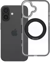 Oem Originalus „iPhone 16 Frame Circle“ dėklas, suderinamas su „MagSafe“ ir juodas