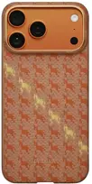 Dėklas PITAKA Happiness Rides Edge Dėklas MagSafe Apple iPhone 17 Pro amber