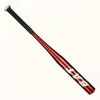 Kij Beisbolo lazda, aliumininė, 25 colių, 64 cm, treniruočių, raudona