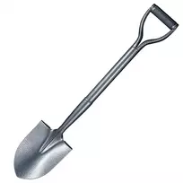 Szpadel Metalinis sodo kastuvas su metaline rankena, tiesus, 100 cm tvirtas
