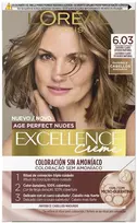 L'Oreal EXCELLENCE CREME ammonia-free hair color with micro-keratin #6.03-šviesiai rudas 1 unit