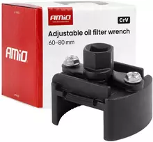 Reguliuojamas alyvos filtro raktas 60-80 mm CRV amio-04954