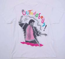 Vintažinis 1986 m. Lionel Richie Outrageous Tour marškinėlis Baltas Unisex S-4XL Unisex T-shirt XL