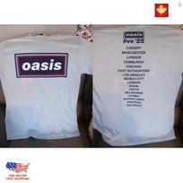New Apparel Oasis 2025 Tour Navy Redesign Merch Gift For Fan Unisex T-Shirt S