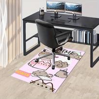 Pusheen, Pienas, Ragana Biuro Kilimas Minkštas Poliesterio Įėjimo Kilimas Plaunamas Neslystantis Skalbiamas Mašinoje 60cm by 90cm