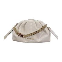 Michael Kors Auksinis Metalinis Logotipas PVC Parduotuvės Rankinė Moteriškos Rankinės Baltos 35R4G7NC1G-160 Basic Set (Bag+Dust Bag) white