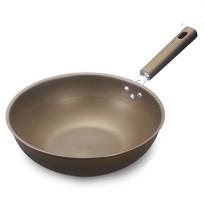 Premium Titanium Stainless Steel Wok Frying Pan Nonstick Pot Uncoated Domestic Usage Kitchen Area Cookware Skillet Induction Gas Stove Special Sauce