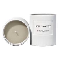 DIOR Praktiška namų aromaterapijos žvakė Sidabrinis atspalvis skaidrus medienos 250g sidabras
