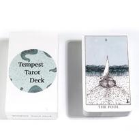 78 Cards Tempest Tarot Deck Blue Tarot Sea Tarot Nautical Tarot Beginner Indie Tarot Cards Mythical Tarot