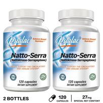 Pslalae Natto ekstraktas, Serai peptidazės kapsulės, Sudėtinga fermentų formulė, Imuniteto palaikymas, Kasdienė priežiūra suaugusiems 120*2