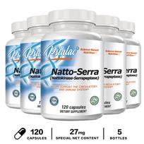 Pslalae Natto ekstraktas, Serai peptidazės kapsulės, Sudėtinga fermentų formulė, Imuniteto palaikymas, Kasdienė priežiūra suaugusiems 120*5