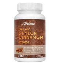 Pslalae Ekologiško Ceilono cinamono kapsulės, 1200 mg, Ceilono cinamono ekstraktas, Tinka suaugusiems 120*1