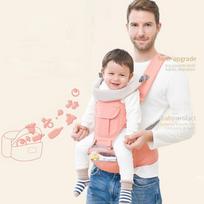 Factory Sale Baby Hip Seat Carrier Waist Stool Walkers Hold Waist Belt Backpack Carrier Kids Infant comfort Hipseat Waist Seat mėlyna