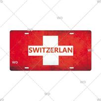 Nacionalinės vėliavos metalinis ženklas Licencijos lentelė Retro plaketo metalinis vintažinis plakatas, skirtas garažo baro barui Svetainės virtuvės sienų dekoravimui 30x15cm