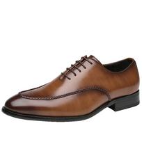 Fashion Luxury Business Oxford Leather Shoes Men Breathable Formal Dress Shoes Male Office Wedding Flats Shoe Zapatos Hombre 6.5 ruda