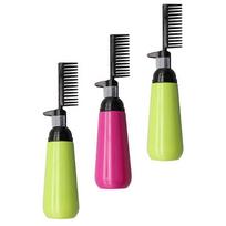 3pcs Empty Hair Dye Applicator Brush Bottle Hair Coloring Dispensing Comb