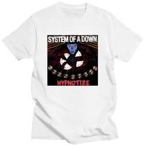 System Of A Down Hypnotize Album Art T-Shirt Nu Metal Black Unisex Oversized Vintage Hard Rock Band Women And Men T-shirts 4XL