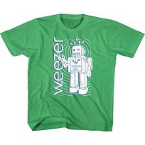 Weezer Robot Radio Kids T Shirt Alt Rock Band Toddler Tee Live Concert Merch Top L