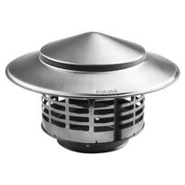 75/110/160/200mm Nerūdijančio Plieno Kamino Kepurė Lauko Sienos Stogo Vamzdžio Išmetimo Angos Kamino Išmetimo Gaubto Oro Išleidimo Angos Kamino Kepurė
