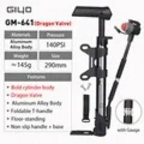 GIYO Bicycle Tire Pump 140PSI Portable Floor-standing Bike Pump Schrader Presta Valve Inflator Mountain Road Bike Accessories GM-641