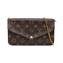 [Pre-Owned] Felicie Pochette Classic Monogram Coated Canvas And Leather Three-In-One Chain Bag - Good #2BH12M ONE SIZE