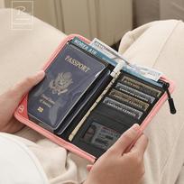 Neck Strap Passport Holder, Ticket Holder, Protective Case, Anti-Theft Document Holder, Travel Organizer Bag for International Trips, Crossbody Bag