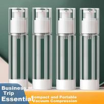 Vacuum Pump Dispenser Bottles for Toner, Skincare Products, Lotion, Emulsion, Oil, Powder Foundation, Small Empty Bottles
