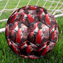 Silhouette Profile Shadow Size 5 Soccer Ball PVC Football Sports Matches Training Outdoor Games Beach Elastic Balls 07a114 Size 5