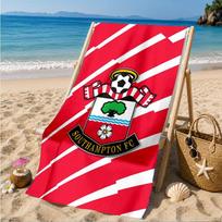 Fc Crest Design Printed Microfiber Beach Towel, Soft And Absorbent, Quick-Dry, Ideal for Summer Travel, Beach Essential, Swimming Pool 70cmx140cm(27x55inch)