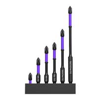 Didelio Kietumo Stiprus Magnetinis Antgalis Atsuktuvo Antgalis Nerūdijantis Neslystantis Smūgiams Atsparus Didelio Patvarumo Magnetinių Antgalių Rinkinys Six-piece set