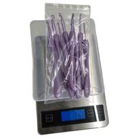 8 vnt./rinkinys 2,5–6,0 mm violetiniai nėrimo kabliukai, rinkinys rankdarbiams, audimui, mezgimo kabliukai, adatos, „pasidaryk pats“ nėrimas siuvimui, rankdarbių siuvimo įrankis