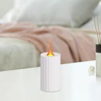 Flame Air Humidifier Essential Oil Diffuser Quiet Desktop Humidifiers with Auto balta