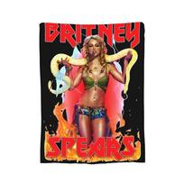 Britneys Spears Blankets Flannel Spring Autumn  Multi-function Super Soft Throw Blanket for Bed Office Bedspreads 30x40in