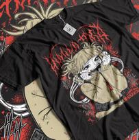 Himiko Toga T-Shirt Izuku Midoriya My Hero Academia Girl Kawaii Gift Black Shirt Unisex T-Shirt XXL