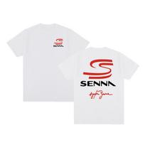 Ayrton Senna Vintage Tshirt Racing Brazilian Graphic Oversized Breathable Cotton Men T shirt New Tee Tshirt Womens Tops S