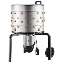 Chicken Plucker Machine, 500mm Drum, 900W & 230RPM Electric Chicken Plucking Machine with 98 Soft Fingers & Transport Wheels, Stainless Steel Feather