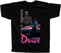 Drive V9 Movie Poster Ryan Gosling T-Shirt Black Unisex T-Shirt S