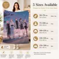 Mobile Suit GuNDam Anime Throw Summer Flannel Blanket, Anti-Static Washable Shawl for Car Office Kids Nap 75cmx90cm