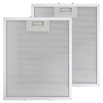 2 vnt. 340 x 280 mm gartraukio filtras AEG gartraukiui, baltas, didelė riebalų sulaikymo talpa, atsparumas aukštai temperatūrai, 5 sluoksnių atsarginė dalis 2 Pezzi (260×230 mm)
