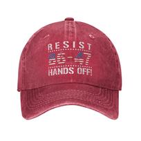 Hands Off Protest StateUnisext April   Trucker Hat Outfits For Unisex Baseball Cap  Retro Wear Sun Caps Adjustable One Size